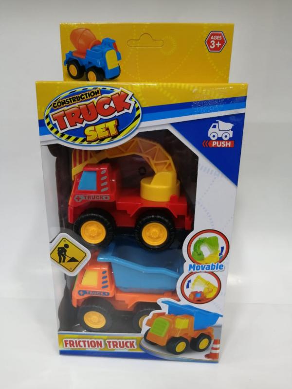 Mini Camiones de Construcción de Fricción Set/2 3a+ (437912)
