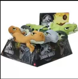 Peluche Dinosaurio Jurassic World Mini con Sonidos Surtido de 3 / (Se Venden por Separado)