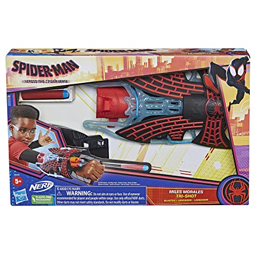 Lanzador Nerf Miles Morales TriShot 5a+