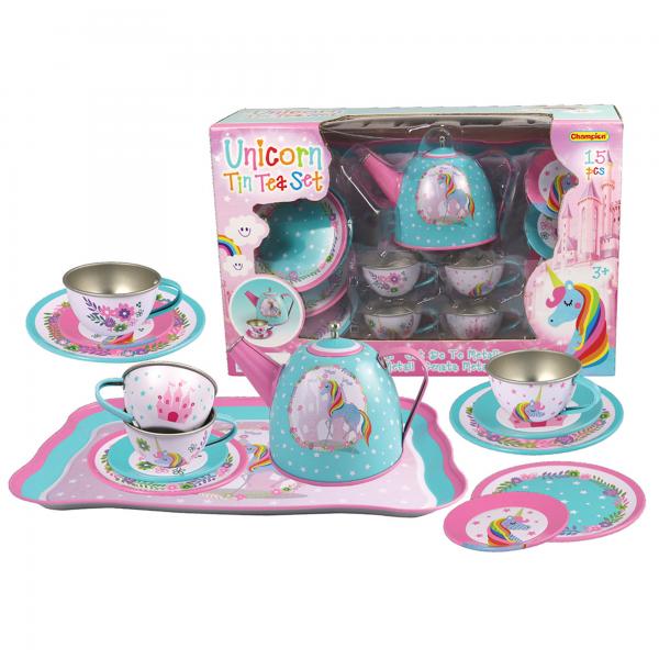 Juego de Té Unicornios 15pzs 3a+