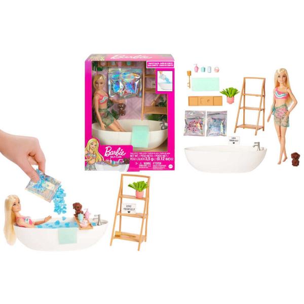 Muñeca Barbie Baño de Confeti 3a+