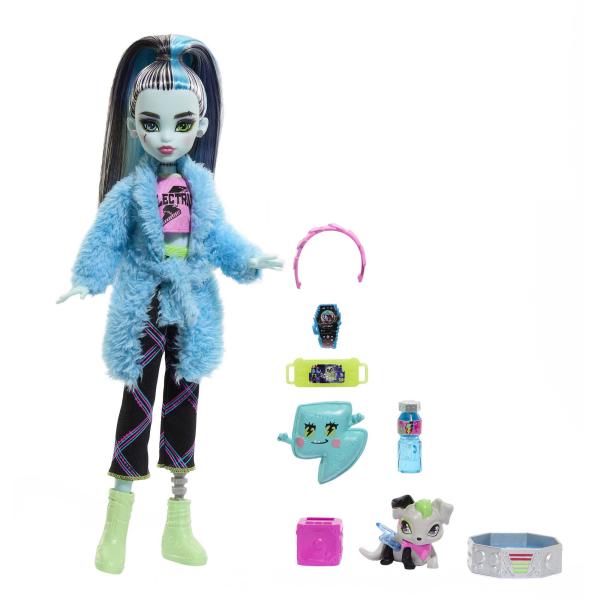 Muñeca Monster High Party Frankie Stein Watzie 4a+
