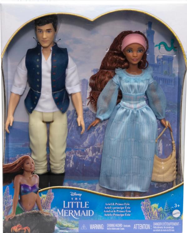Muñeca La Sirenita Principe Eric y Ariel