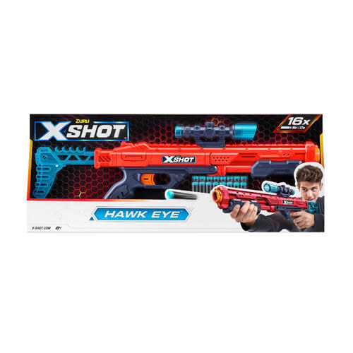 Lanzador de Dardos de Espuma XShot Hawk Eye 8a+