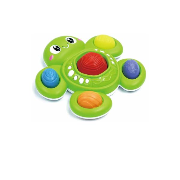 Juguete Sensorial Pop Me Luz y Sonido de Tortuga 6m+