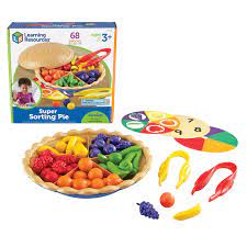 Juego de Aprendizaje Set de Clasificacion de Frutas y Verduras 18m+