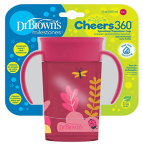 Vaso de Transición Tipo 360 10 oz Rosa Ladybug