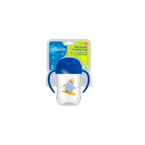 Vaso de Transición con Boquilla Suave 9 oz Azul