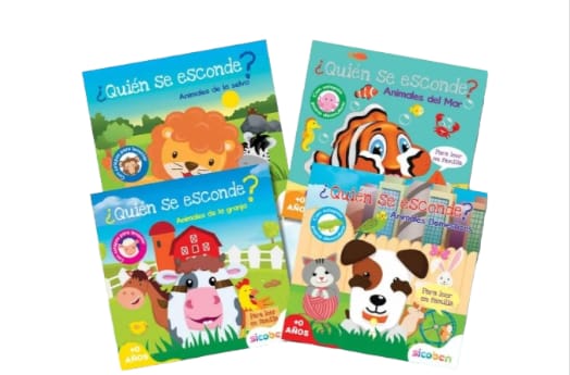Libro ¿Quién se Esconde? ( Surtido de 4 Se Venden por separado )