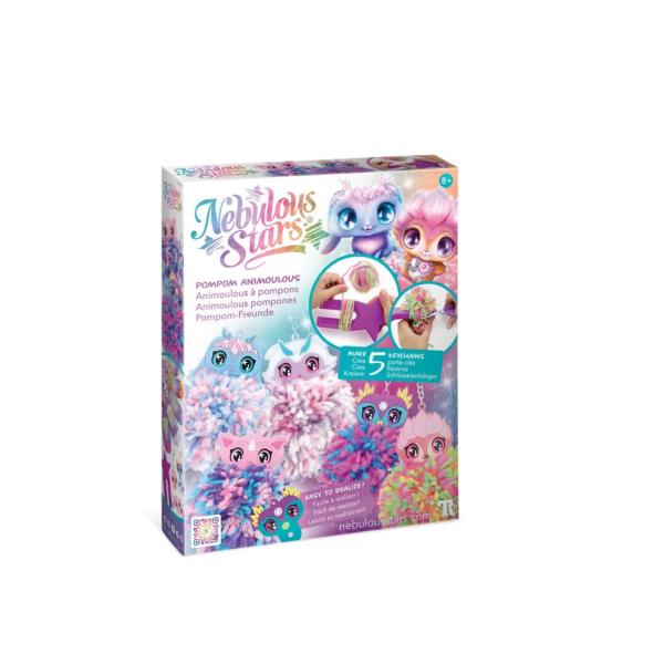 Llaveros y Set para Crear Pompones Nebulous Stars  7a+