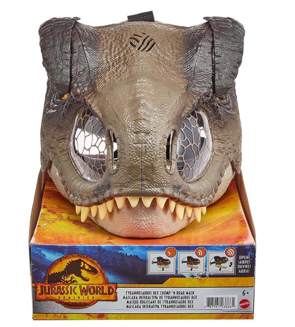 Mascara Interactiva Jurassic World TRex 6a+
