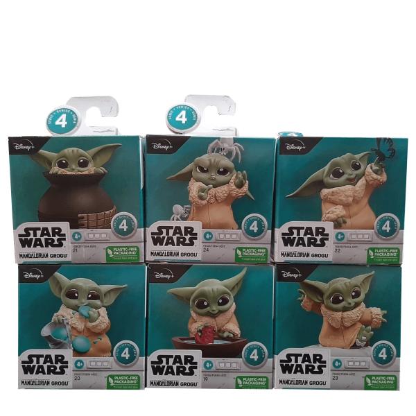 Mini Figura Star Wars Mandalorian Grogu Collection Surtido de 6 4a+