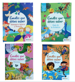 Libros de Cuentos que Debe Saber ( Surtido de 4 Se Venden por separado )