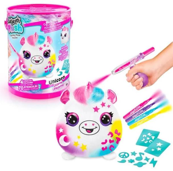 Peluche con Aerógrafo Lavable 15cm 6a+ / Surtido de 3 Se venden por Separado