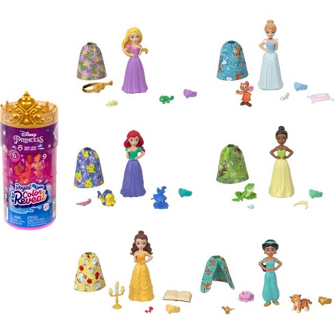 Muñecas color Reveal Princesas Disney 3a+ ( Surtido de 6 Se venden por Separado )