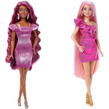 Muñeca Barbie Divertida y Elegante cambia de Look con Accesorios 3a+ ( Surtido de 4 Se venden por Separado )