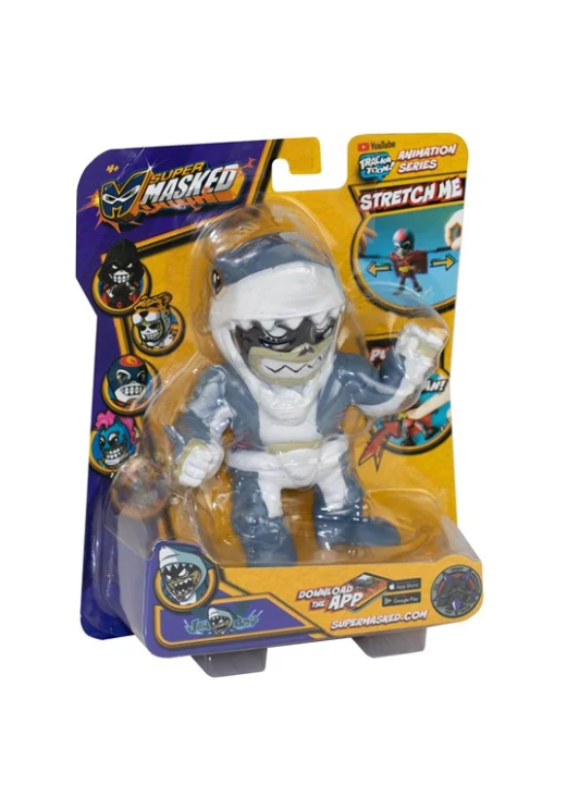 Muñeco Super Enmascarado Jaw Boy Tecnología Elástica 4a+