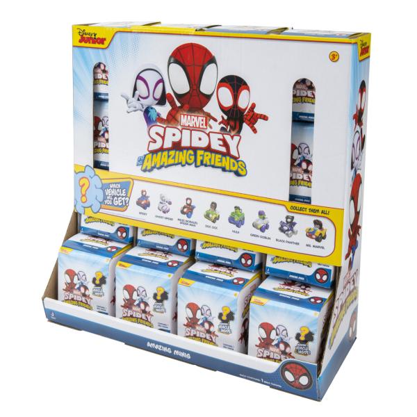 Figuras con Vehiculos de Marvel Spidey and the Amazing Friends 3a+ ( Se venden por Separado )