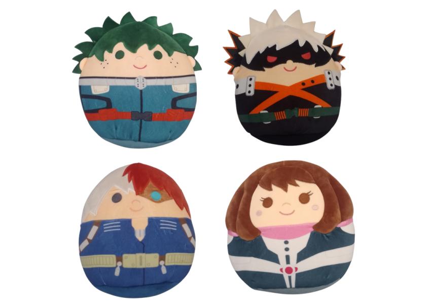 Peluches Squishmallows My Hero Academia 3a+ 8" ( Surtido de 4 Se venden por Separado )