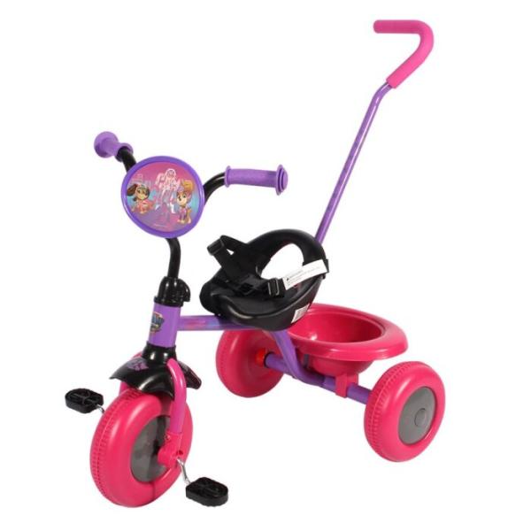 Triciclo Con Canasta & Cinturon & Guia Paw Patrol Girl