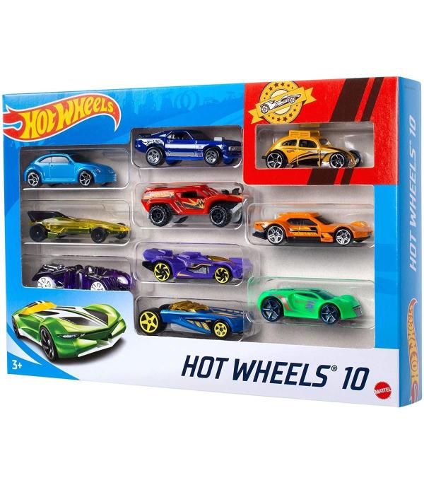 Hot Wheels Carritos en Set de 10 Surtido 3a+