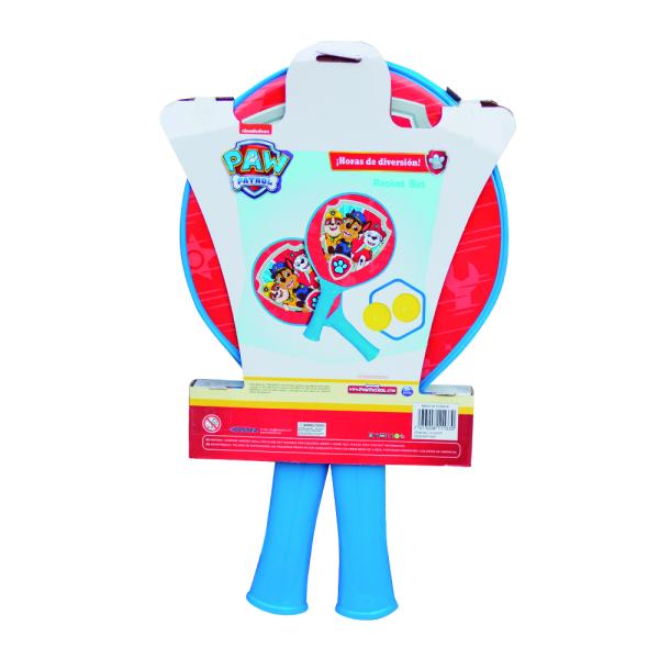 Set de 2 Raquetas de Playa con Bola Paw Patrol Niño 3a+