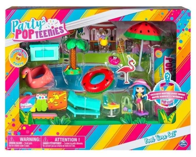 Party Pop Teenies Set Tiempo en la Piscina 4a+