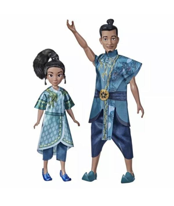 Muñecos Disney Raya y la Leyenda del Drago set/2 3a+ Joven Raya-Jefe Benja