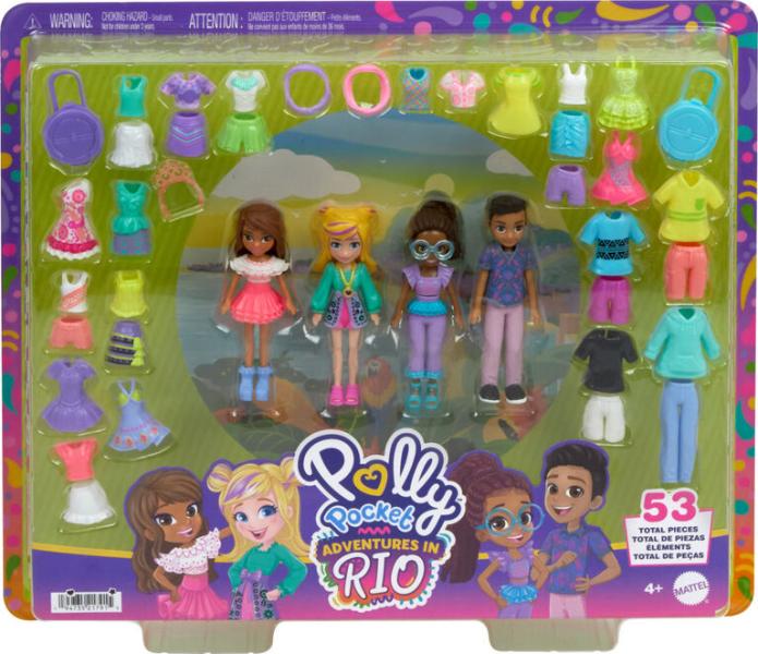 Polly Pocket Super Collección de Modas Aventuras en Río 4a+