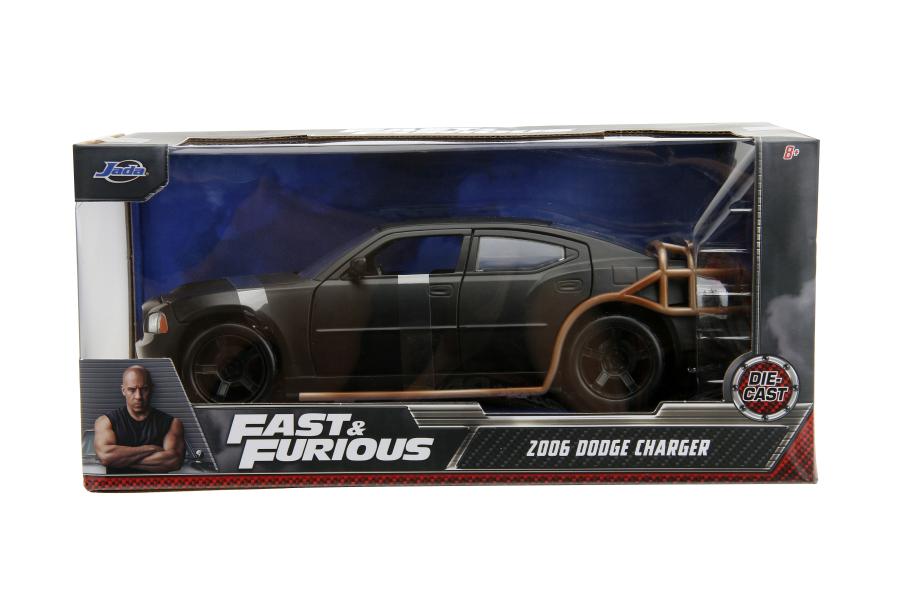 Carro Rápidos y Furiosos  Dodge Charger 2006 Esc:1:24 8a+
