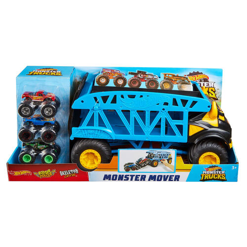 Hot Wheels Monster Trucks Transportador 3a+