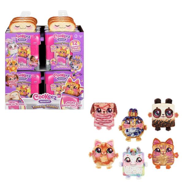 Tostadora Cookeez Makery con peluche perfumado Displ/12 5a+