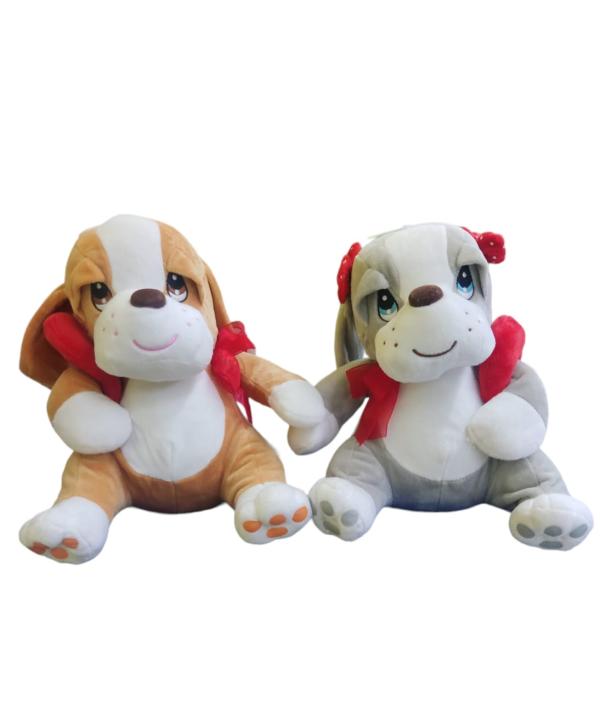 Peluche Samuel y Miel Mediano con Corazón 3+ ( Surtido de 2 Se venden por Separado )