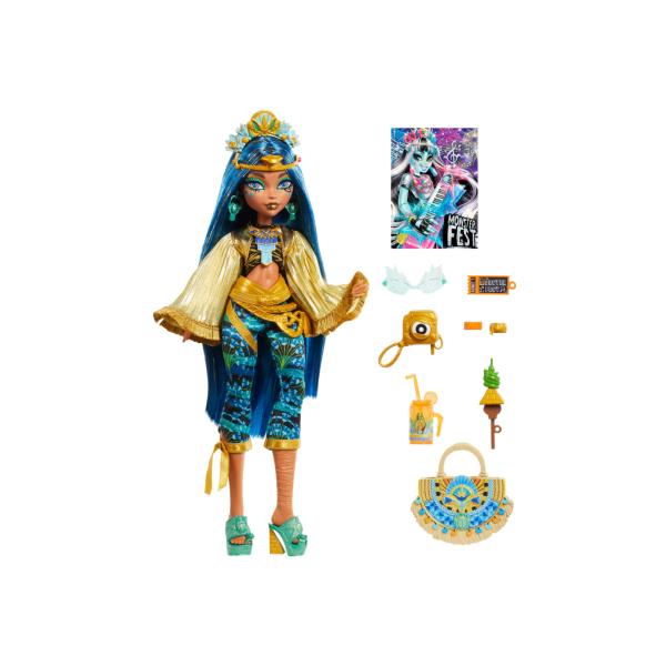 Muñeca Monster High  Festival del Terror Cleo Denile 4a+