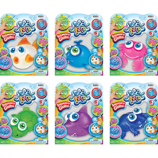 Figuras del Mar Globos Squeezy Surt/6 Display/12 4a+(venta individual)