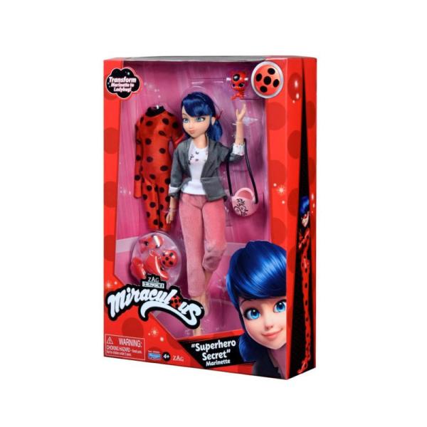Figura Miraculous Marinette Súper Héroe Secreta 4a+