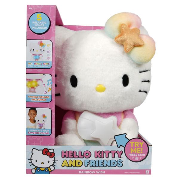Peluche Hello Kitty and Friends Deseo de Arcoiris 6a+