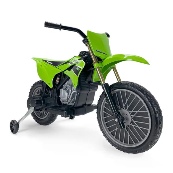 Vehiculo Montar Electrico - Motocicleta Montable Injusa Kawasaki KX85 12v 3a+ 30KG Max