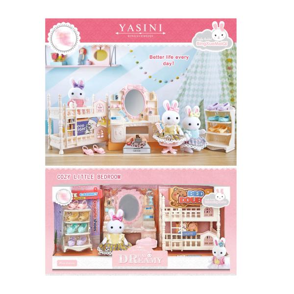 Figura Ternurin Bay Dreamy Cady Rabbit Set de Dormitorio 3a+