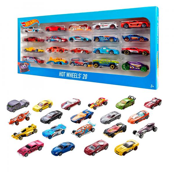 Hot Wheels Carro Individual Pack de 20 Surtido 3a+