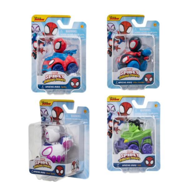 Mini Vehiculos Spidey and his Amazing Friends 3a+ ( Surtido de 4 Se Venden por Separado )