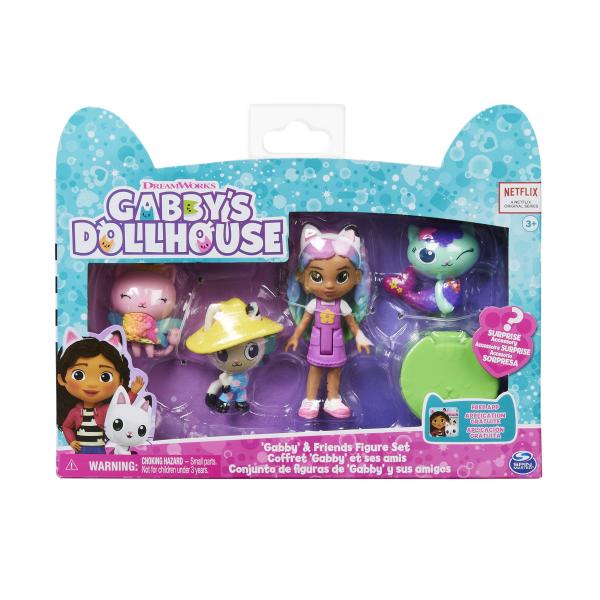 Figuras de la Casa de Muñecas de Gabby Set/4 3a+
