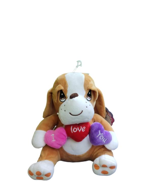 Peluche Samuel y Miel con Corazon 9" 3+ ( Surtido de 2 Se venden por Separado )