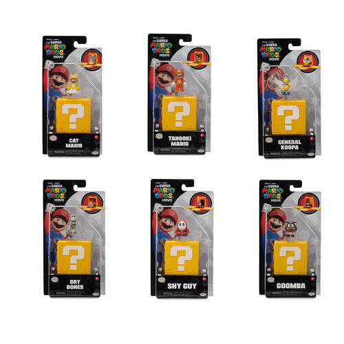 Mini Figuras de Super Mario Bros 3a+ ( Surtido de 6 Se Venden por Separado )