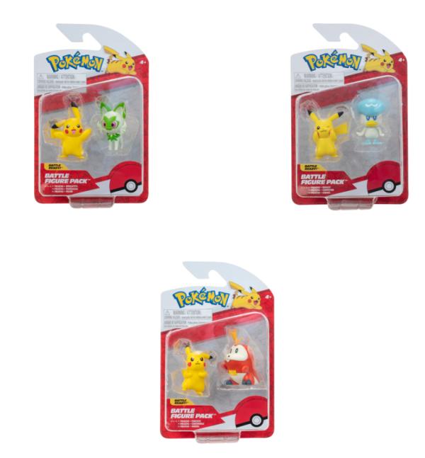 Figuras de Pokémon set de 2 / 3a+ ( Surtido de 3 Se venden por Separado )