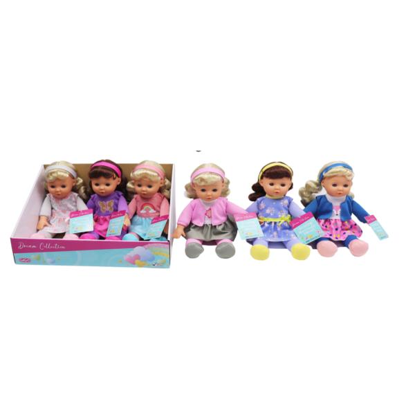 Muñeca Suave Dream Collection  3a+ / Surtido 6 -  Se venden por separado