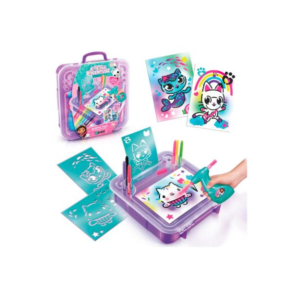 MaletIn de Actividades de Aerógrafo de la Casa de muñeca de Gabby 3a+