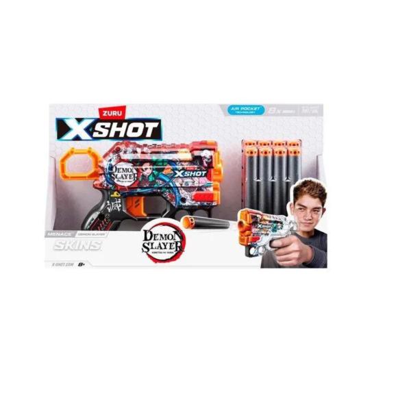Lanzador de Dardos de Espuma X-Shot Menace Skins Demon Slayer 8a+