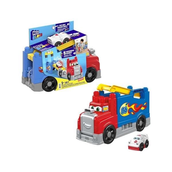 Mega Blocks Camión Construye y Corre Con Sonido 1a+