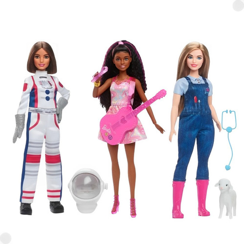 Muñeca Barbie de Profesiones 65 Aniversario con accesorios 3a+ ( Surtidas - Se Venden por Separado )